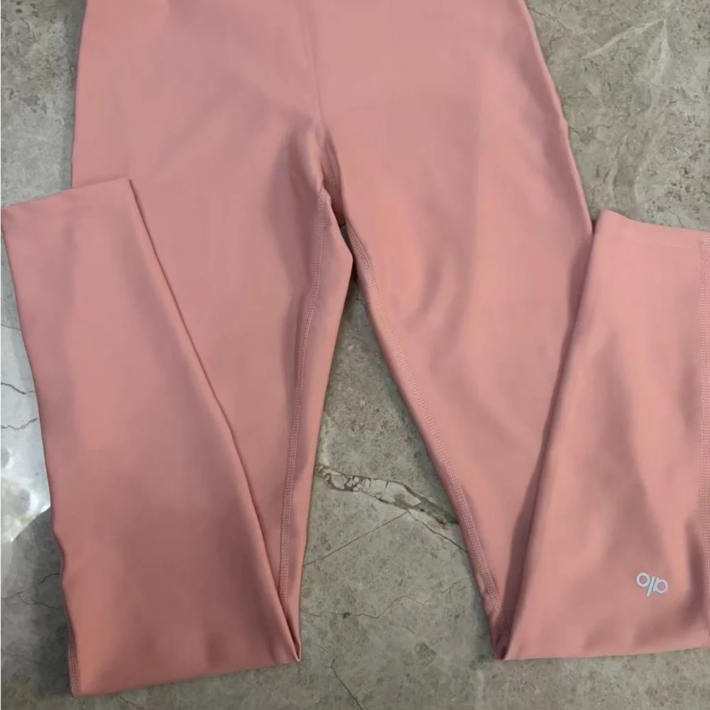 ALO Yoga High-Waist Leggings in Dusty Rose